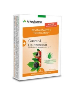 Arkopharma Revitalizante Tonificante Guaraná y Eleuterococo 40 Cápsulas
