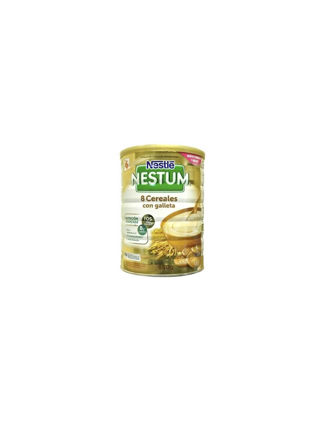 Nestle Nestum 8 Cereales con Galleta 650 gr