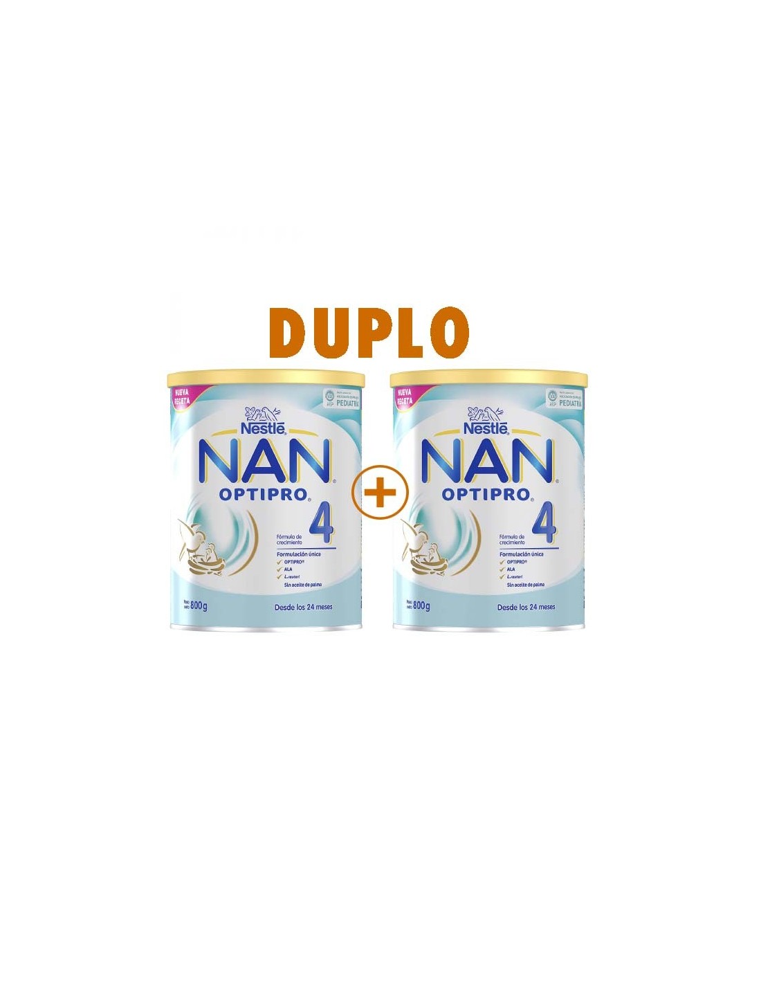 Nestle Nan Expert 4 Duplo Leche 2x800 Gramos