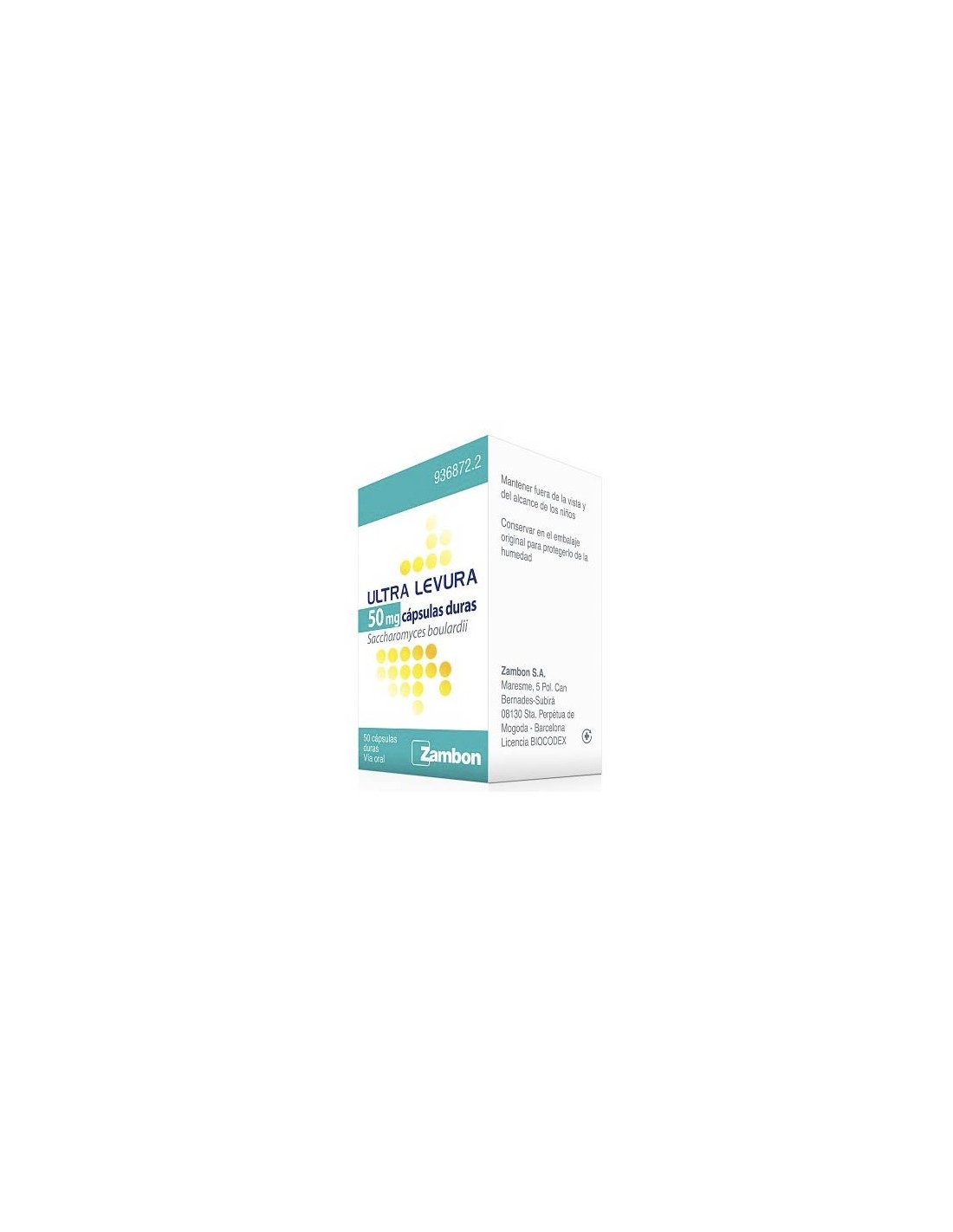 Ultra-Levura 50 mg 50 Cápsulas
