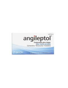 Angileptol 30 comprimidos para chupar Menta-Eucalipto