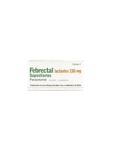Febrectal Lactantes 150mg 6 Supositorios