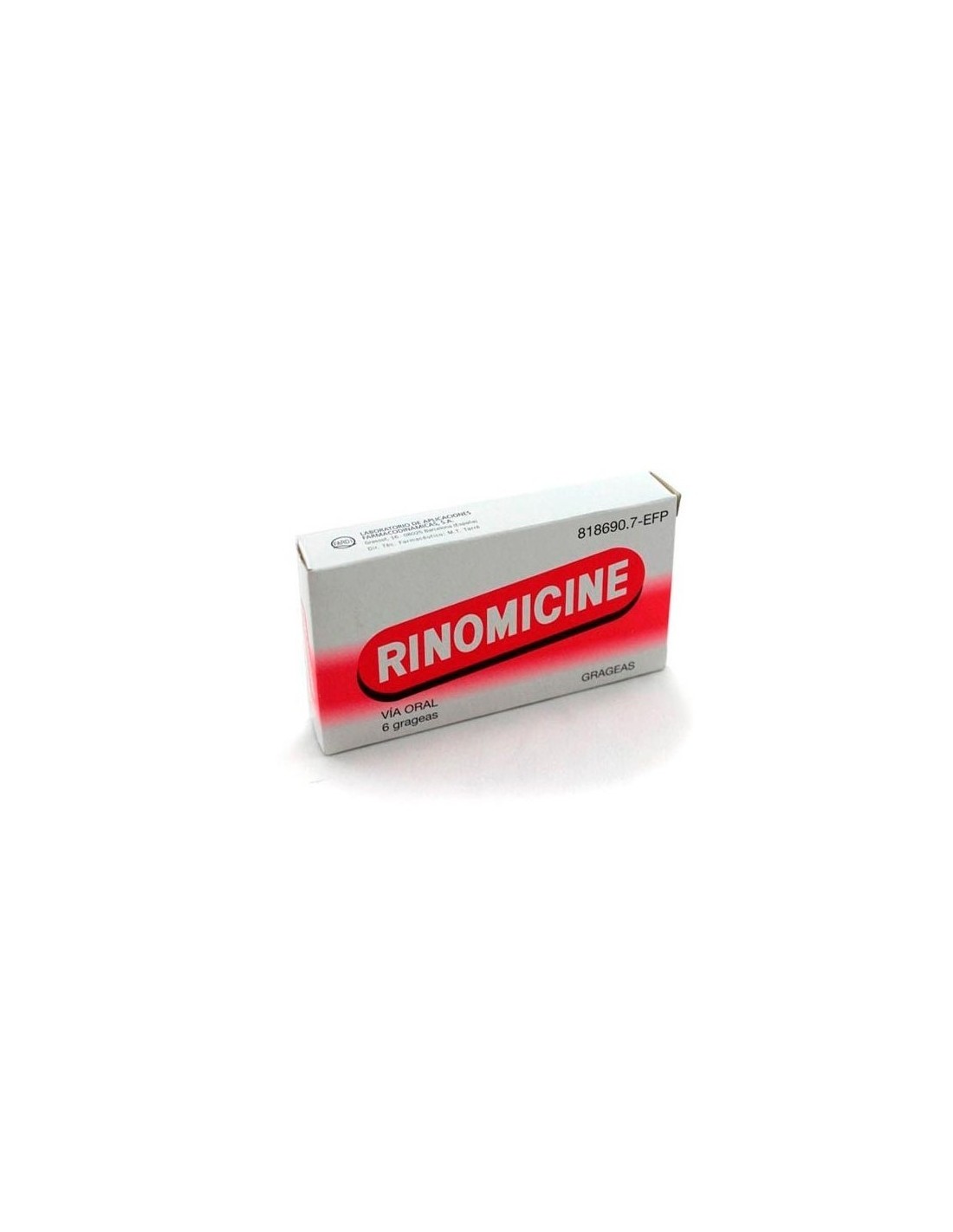 Rinomicine Grageas 6 Unidades
