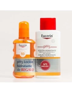 Eucerin Sun Spray Transparente Spf50 200 ML + Loción Ph5 200 ml Regalo