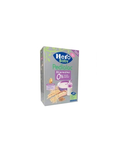 Hero Baby Pedialac 8 Cereales 0% Azúcares +6meses 340gr