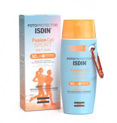 Protector solar Isdin Fusion Gel Sport para deportistas
