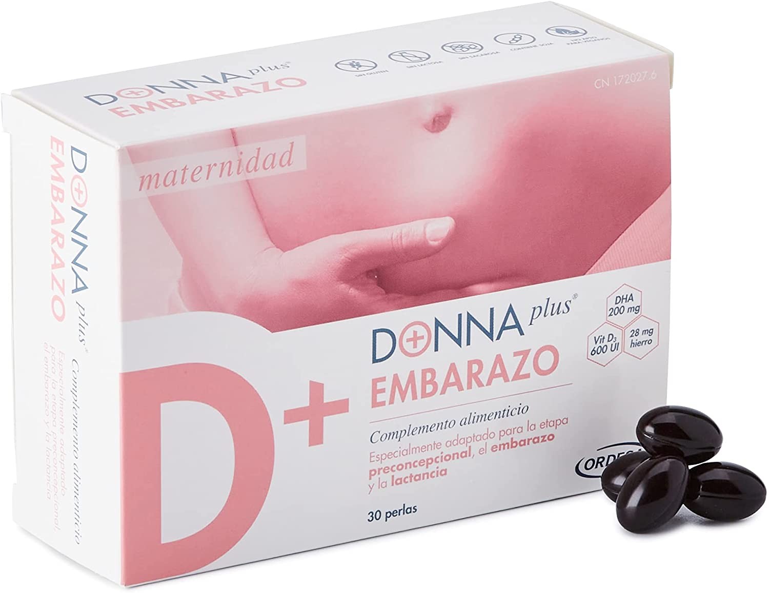 DonnaPlus Embarazo 30 perlas - Vistafarma